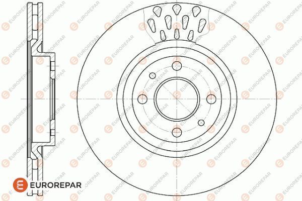 Fren Disk - (Fiat Bravo, 500, Panda, Punto, Doblo, Tipo, Stilo, Fiorino, Qubo, Coupe, Idea, Multipla, Linea, Egea, Mito, 155, 145) - (EUROREPAR-1618881680)