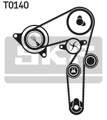 Triger Kayış Seti - (Fiat Palio, Punto, Doblo, Bravo, Stilo, Idea, Multipla, Strada, Marea, Brava, 156, 145) - (SKF-VKMA02179)