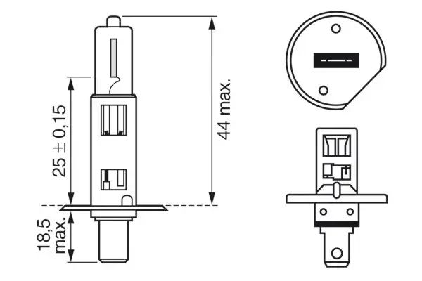 Ampül - (Fiat Siena, Ducato, 500, Panda, Grande Punto, Punto, Doblo, Bravo, Sandero, Duster, Logan, Spring, 159, Giulietta, Mito, 156, Spider, GT, Brera, GTV) - (BOSCH-1987301051)
