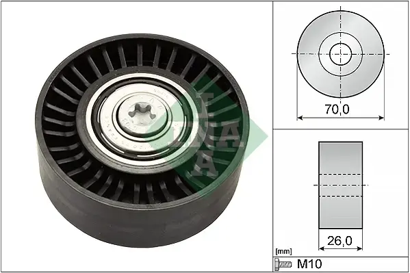 V Kayış Gergi Rulmanı - (Fiat Palio, Ducato, 500, Grande Punto, Punto, Doblo, Bravo, Croma, Sedici, Linea, Siena, 159, Giulietta, Mito, Spider, Brera) - (Schaeffler-INA-532050510)