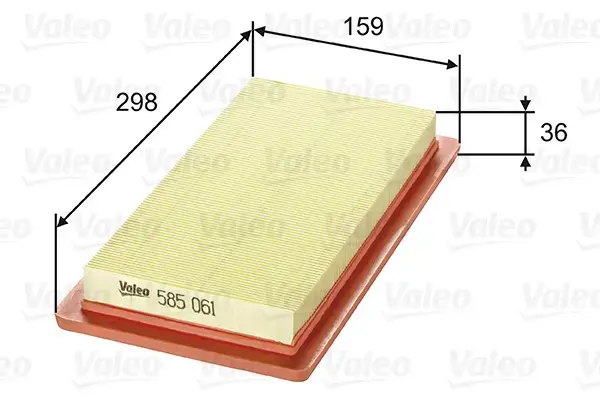 Hava Filtresi - (Fiat Uno, Punto) - (VALEO-585061)