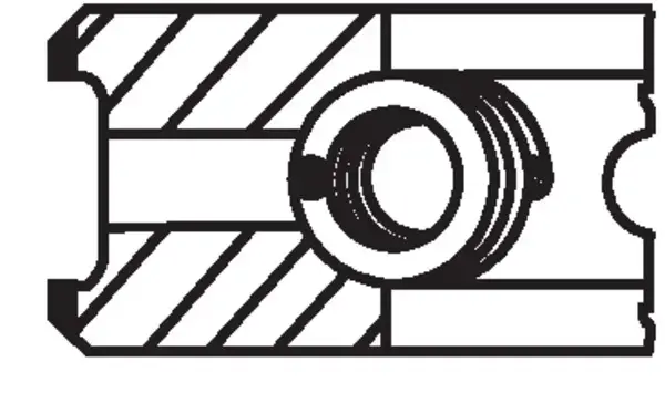 Piston Segman - (Fiat Strada, 500, Panda, Grande Punto, Punto, Doblo, Bravo, Stilo, Fiorino, Idea, Uno, Marea, Brava, Palio, Siena) - (KING-RE22650060M)