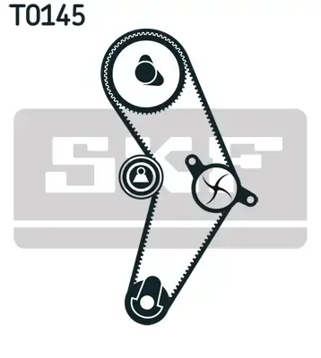 Triger Kayış Seti - (Fiat Brava, 500, Panda, Grande Punto, Punto, Bravo, Stilo, Idea, Marea) - (SKF-VKMC022042)