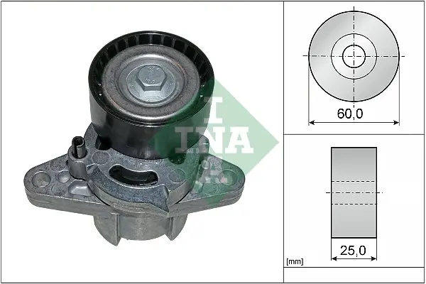 V Kayış Gergi Rulmanı - (Dacia Sandero, Duster, Logan) - (Schaeffler-INA-534027110)