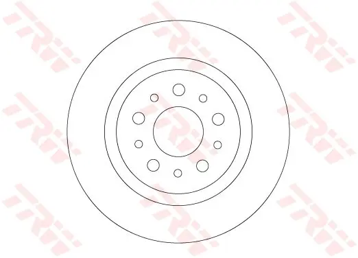 Fren Disk - (Fiat Tipo, 500, Egea) - (TRW-DF6714)