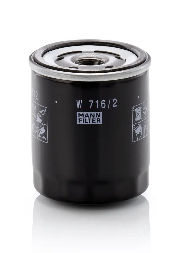 Yağ Filtresi - (Alfa Romeo Mito, Giulietta, 500, Tipo, Egea) - (MANN-FILTER-W7162)