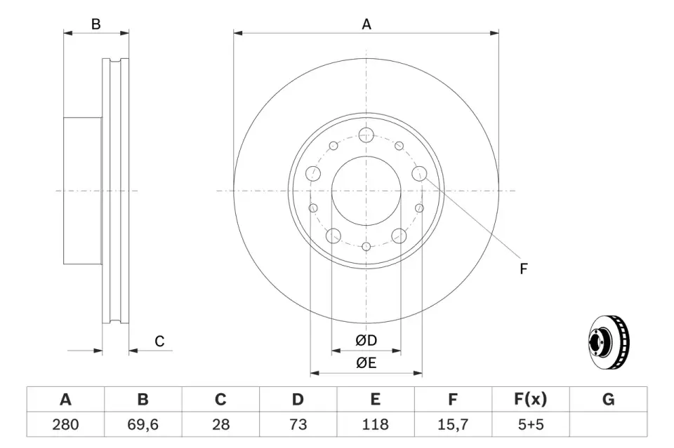 Fren Disk - (Fiat Ducato) - (FRENDI-33379)