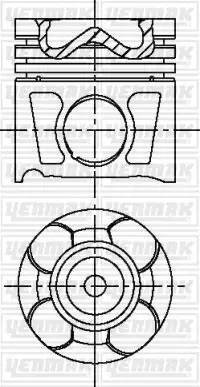 Piston Segman - (Fiat Ducato, Doblo, Freemont, Bravo, 159, Giulietta, Spider, Brera) - (YENMAK-3104197000)